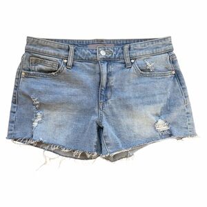 JOE'S Jeans Mulhouse Light Wash Blue Cut Off Distressed Denim Shorts size 27